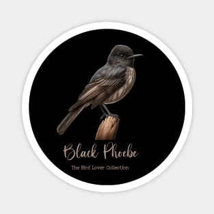 Black Phoebe - The Bird Lover Collection Magnet